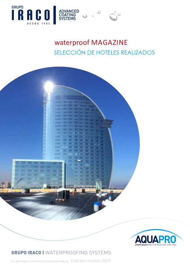 AQUAPRO  GRUPO IRACO   PORTADA _ waterproof magazine – Hoteles AQUAPRO GRUPO IRACO